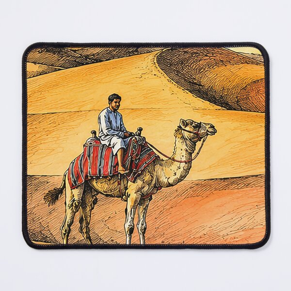 Item preview, Adevnture Desert Man and Camel designed and sold by Lucigreta.