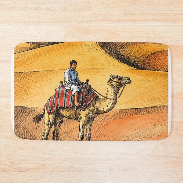 Item preview, Adevnture Desert Man and Camel designed and sold by Lucigreta.