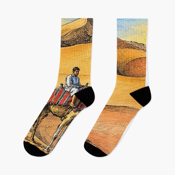 Item preview, Adevnture Desert Man and Camel designed and sold by Lucigreta.