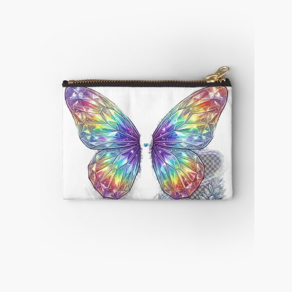 Item preview, Rainbow Crystal Gemstone Butterfly Art designed and sold by GrzywaM.
