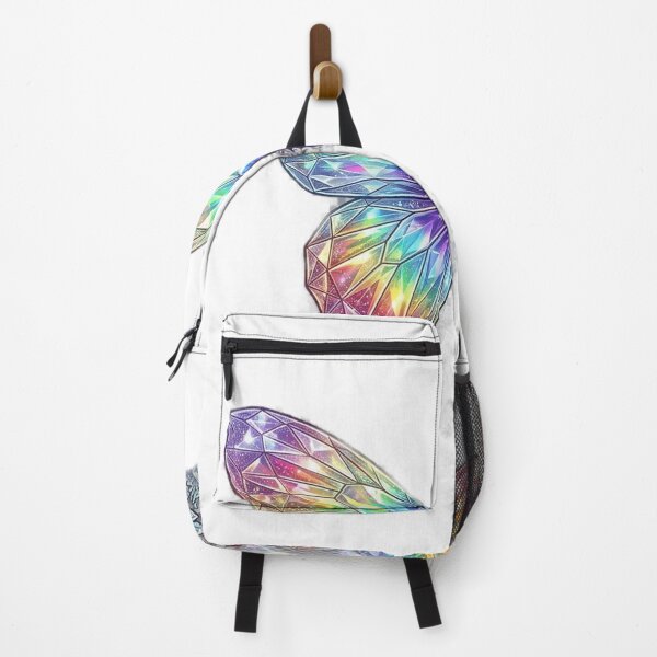 Item preview, Rainbow Crystal Gemstone Butterfly Art designed and sold by GrzywaM.