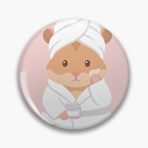 Item preview, Cute Hamster Skincare Routine Spa Art designed and sold by Galistor.