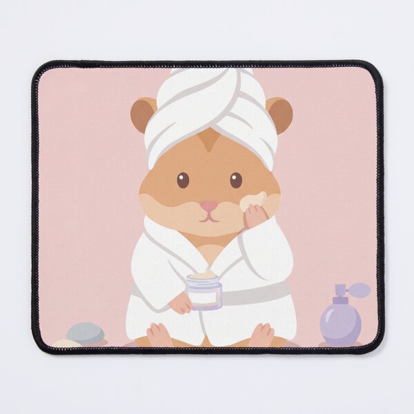 Item preview, Cute Hamster Skincare Routine Spa Art designed and sold by Galistor.