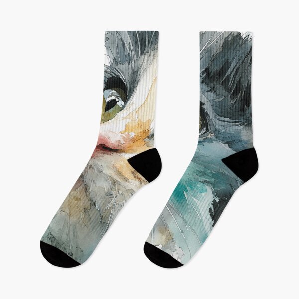 Item preview, Watercolor Cat Portrait designed and sold by Sasas Design.
