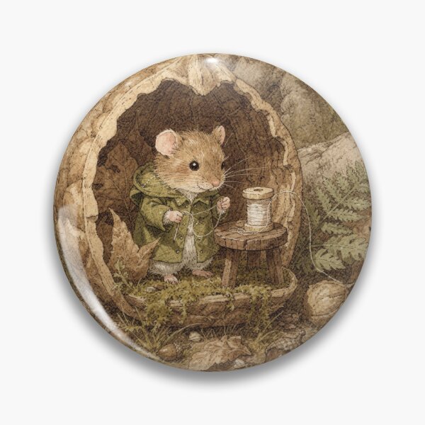 Item preview, Dormouse Tailor Stitching Leaf Coat designed and sold by PictorialWhimsy.