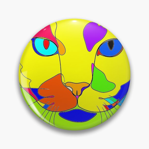 Item preview, Neon Psychedelic Cat Pop Art designed and sold by Komatoya.