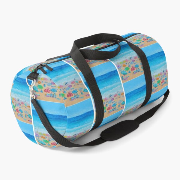 Item preview, Colorful Beach Day Impressionist Painting designed and sold by ontiverospixels.