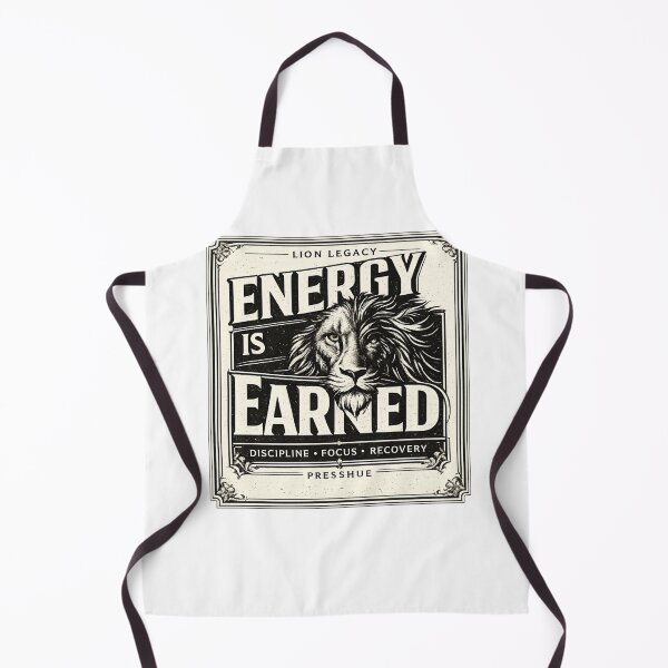 Item preview, Energy Is Earned Vintage Lion Poster designed and sold by Presshue.