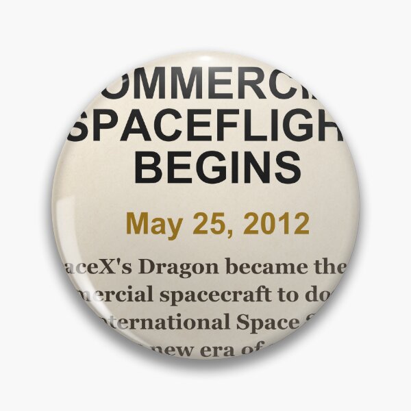Item preview, America 250 | Commercial Spaceflight Begins | 2012 designed and sold by ariksworld.