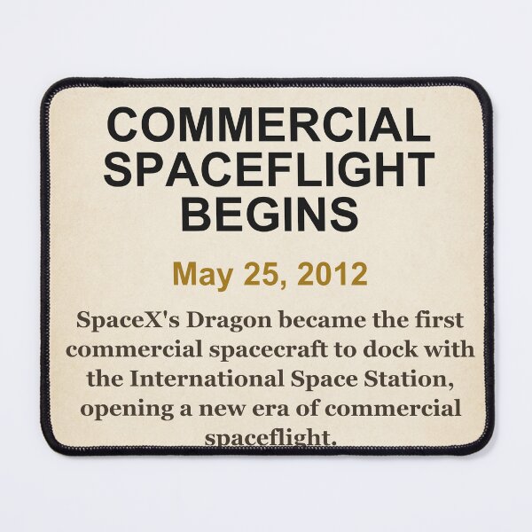 Item preview, America 250 | Commercial Spaceflight Begins | 2012 designed and sold by ariksworld.
