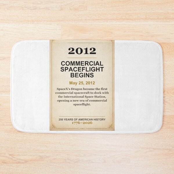 Item preview, America 250 | Commercial Spaceflight Begins | 2012 designed and sold by ariksworld.