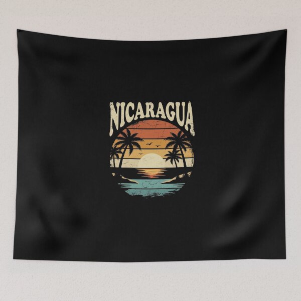 Item preview, Vintage Nicaragua Sunset Travel designed and sold by dudelinart.