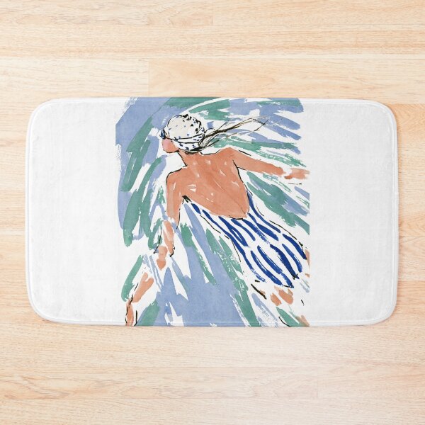 Item preview, Watercolor Swimmer Art Print | Summer Swimming Illustration | Coastal Ocean Painting designed and sold by Ramona-Gliga.