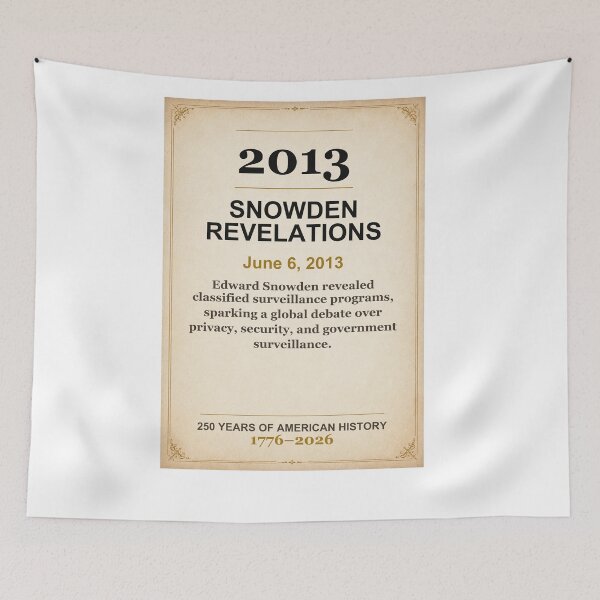 Item preview, America 250 | Snowden Revelations | 2013 designed and sold by ariksworld.