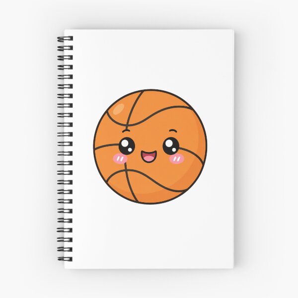 Item preview, Cute Kawaii Basketball Happy Sports Dunk Illustration designed and sold by Seculinator.