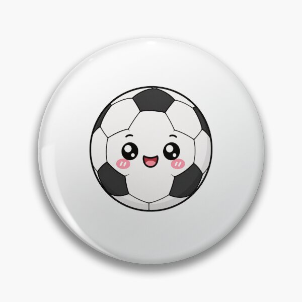 Item preview, Cute Kawaii Soccer Ball Happy Sports Illustration designed and sold by Seculinator.