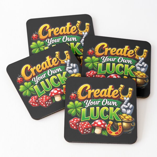 Item preview, Create Your Own Luck Retro Good Luck Charm designed and sold by DeliaDesignsCo.
