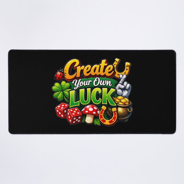 Item preview, Create Your Own Luck Retro Good Luck Charm designed and sold by DeliaDesignsCo.