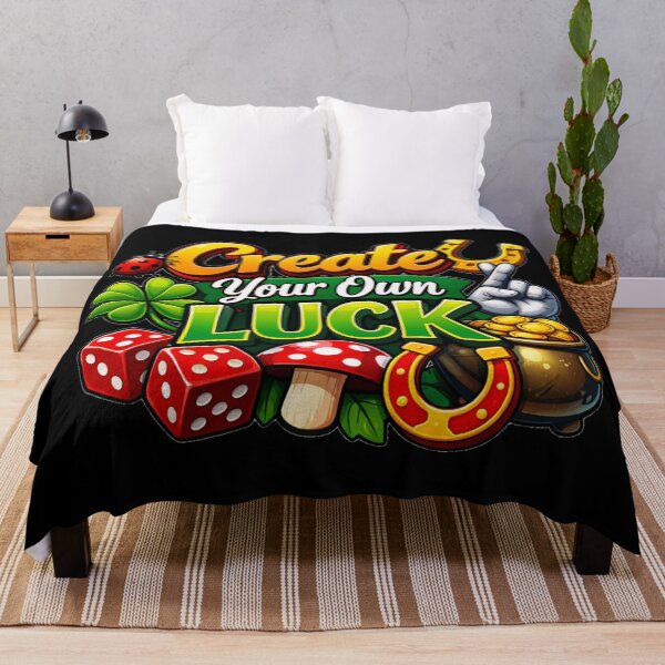 Item preview, Create Your Own Luck Retro Good Luck Charm designed and sold by DeliaDesignsCo.