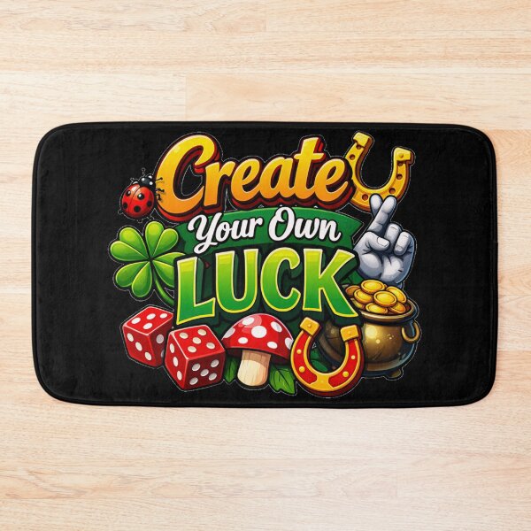 Item preview, Create Your Own Luck Retro Good Luck Charm designed and sold by DeliaDesignsCo.