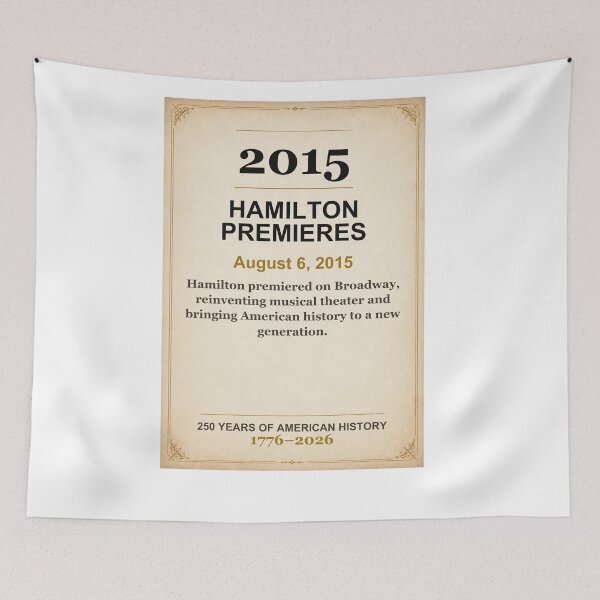 Item preview, America 250 | Hamilton Premieres | 2015 designed and sold by ariksworld.