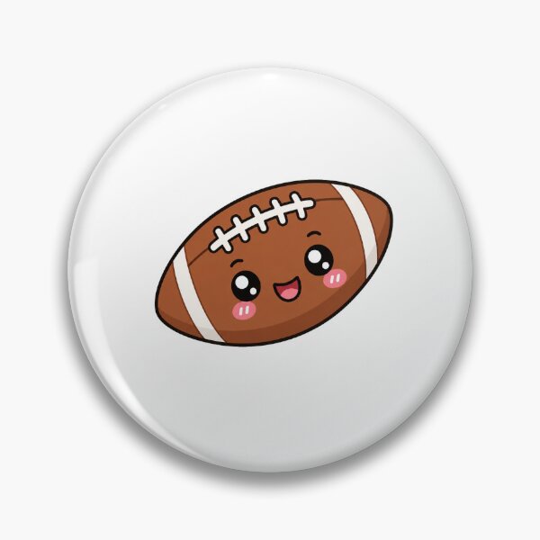Item preview, Cute Kawaii American Football Happy Sports Illustration designed and sold by Seculinator.