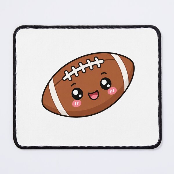 Item preview, Cute Kawaii American Football Happy Sports Illustration designed and sold by Seculinator.