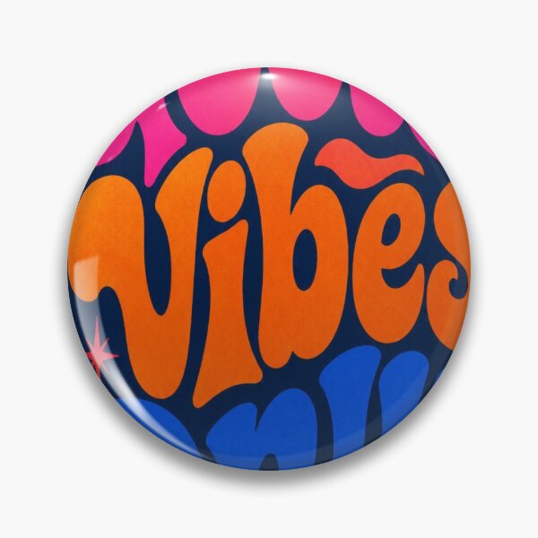 Item preview, Retro 1970s Good Vibes Only Groovy Psychedelic Typography Art designed and sold by Gameshalah's Designs Hub.