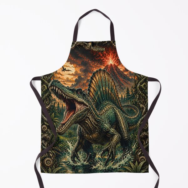 Item preview, Massive Spinosaurus Ancient Predator Hunter Dinosaur Poster Artwork designed and sold by BorgSpareParts.