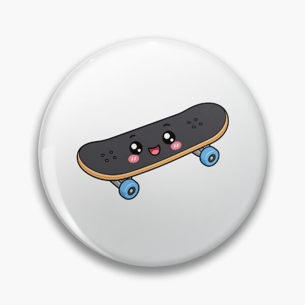 Item preview, Cute Kawaii Skateboard Happy Skate Streetwear Illustration designed and sold by Seculinator.