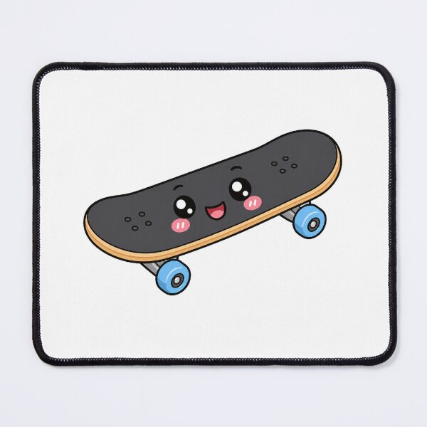Item preview, Cute Kawaii Skateboard Happy Skate Streetwear Illustration designed and sold by Seculinator.
