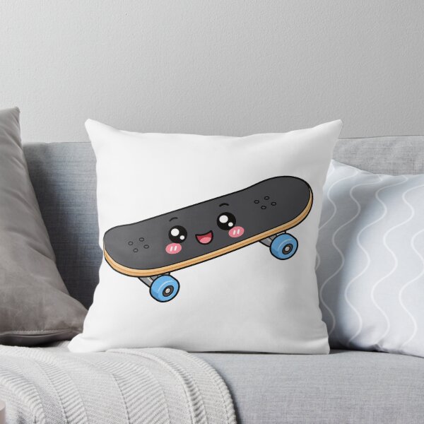 Item preview, Cute Kawaii Skateboard Happy Skate Streetwear Illustration designed and sold by Seculinator.