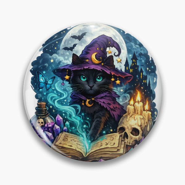 Item preview, Halloween cat designed and sold by kropiva323.
