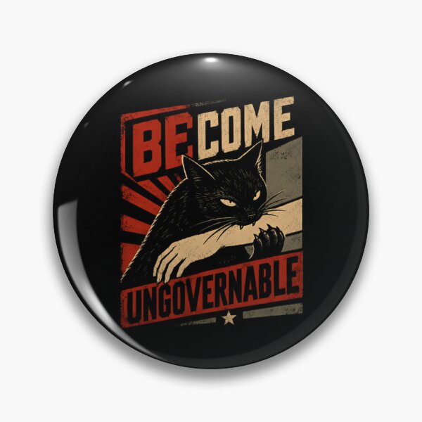 Item preview, Conviértete en un rebelde individualista amante de los gatos ingobernable designed and sold by RetroMini2026.