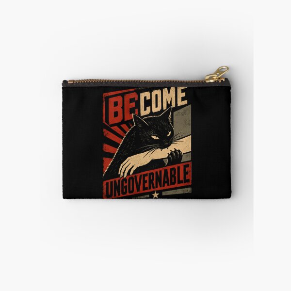 Item preview, Become Ungovernable Cat Lover Rebel Individualist designed and sold by RetroMini2026.