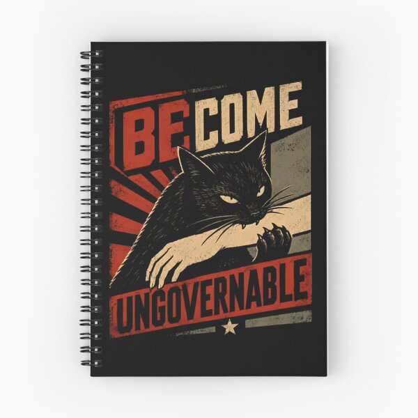 Item preview, Become Ungovernable Cat Lover Rebel Individualist designed and sold by RetroMini2026.