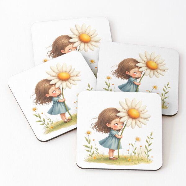 Item preview, Daisy Girl Watercolor Clip Art designed and sold by nncreator.