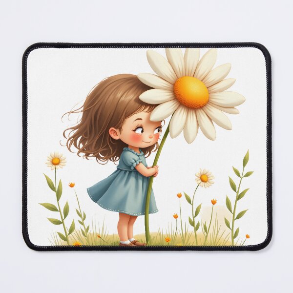Item preview, Daisy Girl Watercolor Clip Art designed and sold by nncreator.