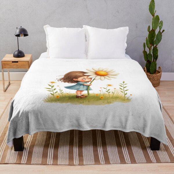 Item preview, Daisy Girl Watercolor Clip Art designed and sold by nncreator.