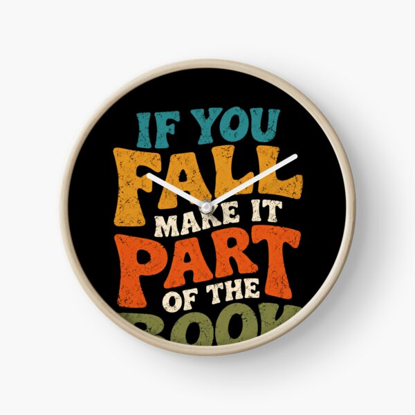 Item preview, If You Fall Make It Part Of The Book Reader Bookworm Writer Quote designed and sold by RetroMini2026.