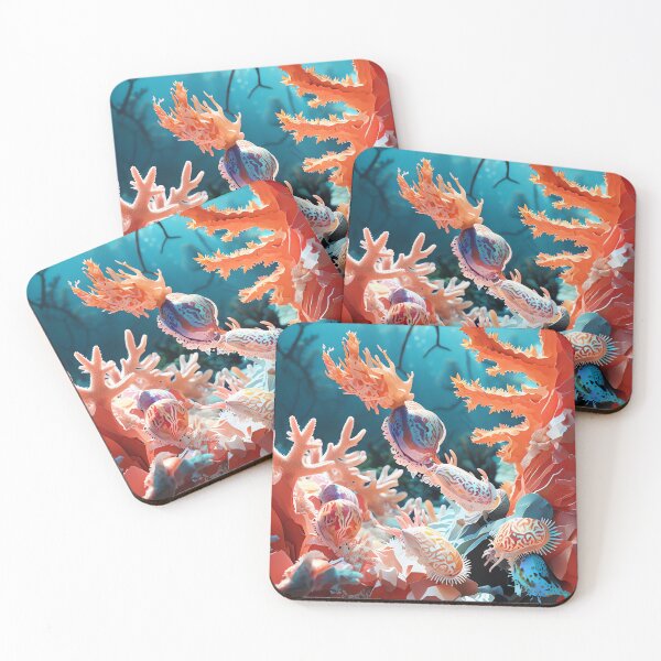 Item preview, Nudibranch Fiesta designed and sold by ONYX Pixee.