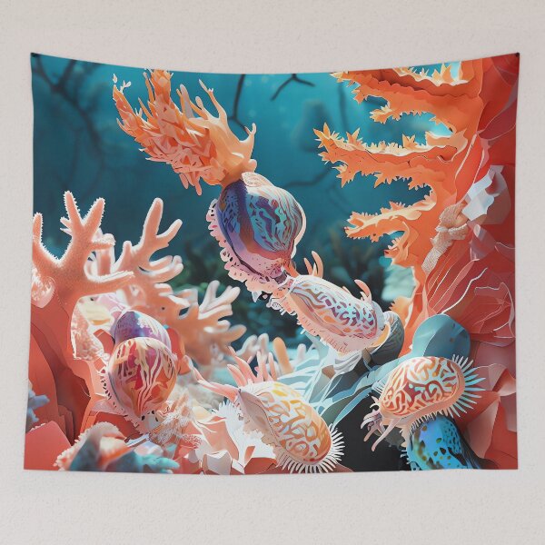 Item preview, Nudibranch Fiesta designed and sold by ONYX Pixee.