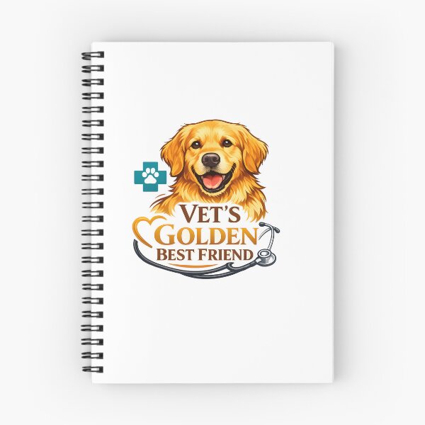 Item preview, Vet's Golden Best Friend – Veterinary Golden Retriever Badge Design, Funny Vet Tech Gift Shirt designed and sold by Sahil Randhawa.