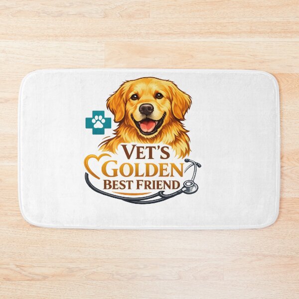 Item preview, Vet's Golden Best Friend – Veterinary Golden Retriever Badge Design, Funny Vet Tech Gift Shirt designed and sold by Sahil Randhawa.