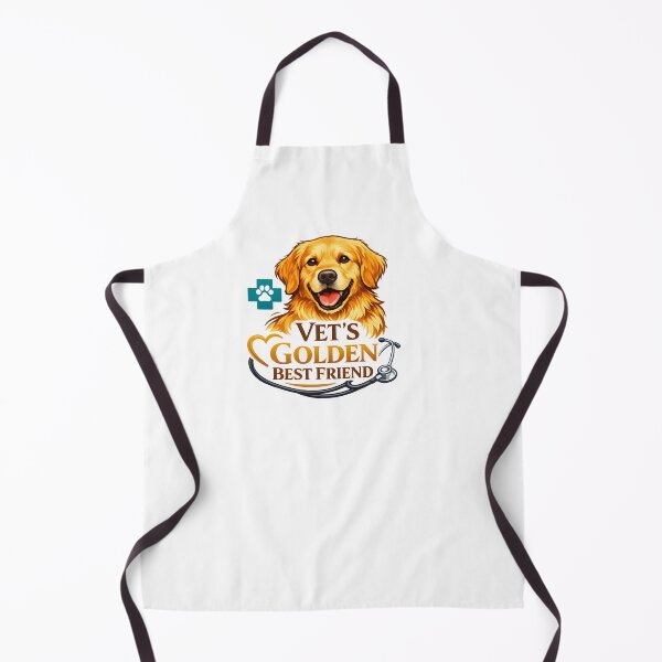 Item preview, Vet's Golden Best Friend – Veterinary Golden Retriever Badge Design, Funny Vet Tech Gift Shirt designed and sold by Sahil Randhawa.
