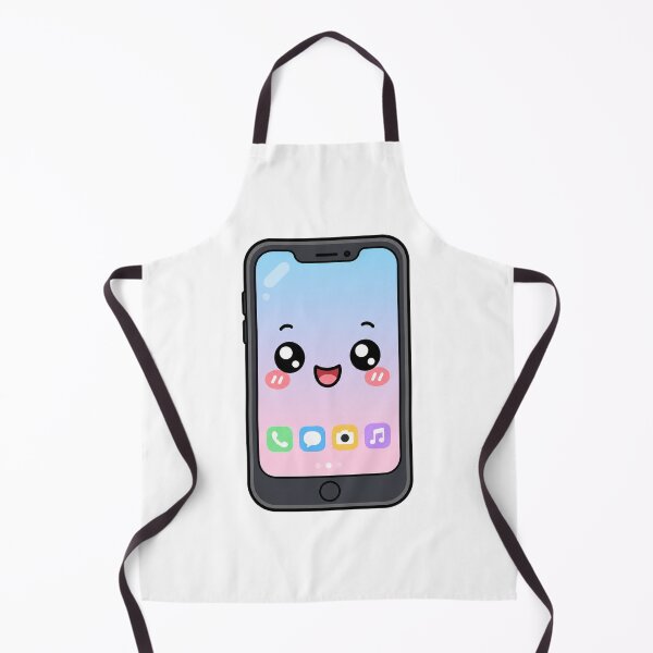Item preview, Cute Kawaii Phone Happy Pastel Smartphone Illustration designed and sold by Seculinator.