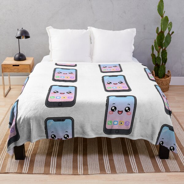 Item preview, Cute Kawaii Phone Happy Pastel Smartphone Illustration designed and sold by Seculinator.