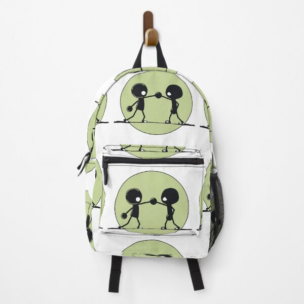 Item preview, Minimalist Stick Figures Fist Bump Boxing Friends Green Circle Streetwear Graphic designed and sold by DesignArtist.ia.