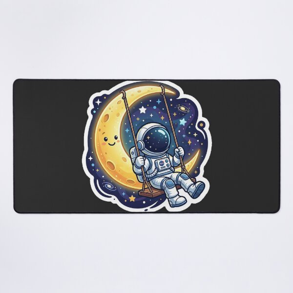 Item preview, Astronaut Swinging from Moon designed and sold by YNAMREG.