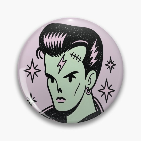 Item preview, Retro Frankenstein Monster Halloween | Vintage Horror Cute Spooky Green Monster designed and sold by toriodesigns.